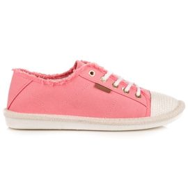 Seastar Schnürschuhe, Espadrilles rosa