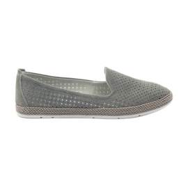 Filippo Grey Lords Ballerinas F 081 Espadrilles grau