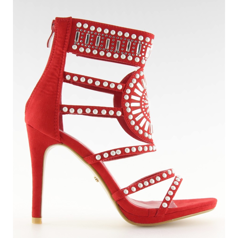 Rote Gladiatorensandalen GH-2776 rot