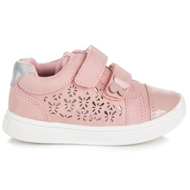 American Club Rosa Booties mit einem Muster