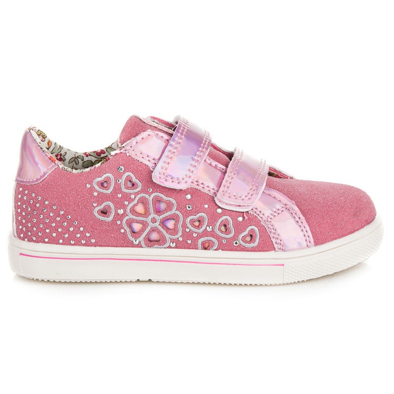 American Club Stylische Girls Sneakers rosa