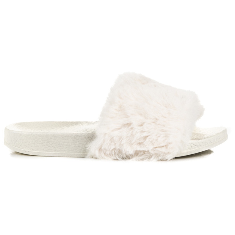 Bona Damenhausschuhe mit Fell braun