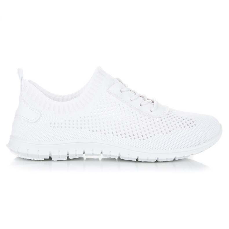 Muto Leichte durchbrochene Turnschuhe weiß