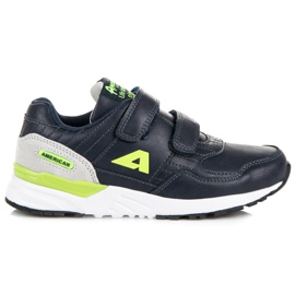 Velcro Schuhe American Club blau