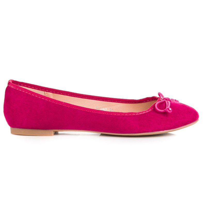 Seastar Ballerinas aus Wildleder in Fuchsia rosa