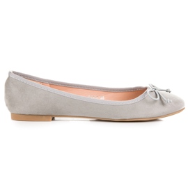 Seastar Graue Wildleder Ballerinas