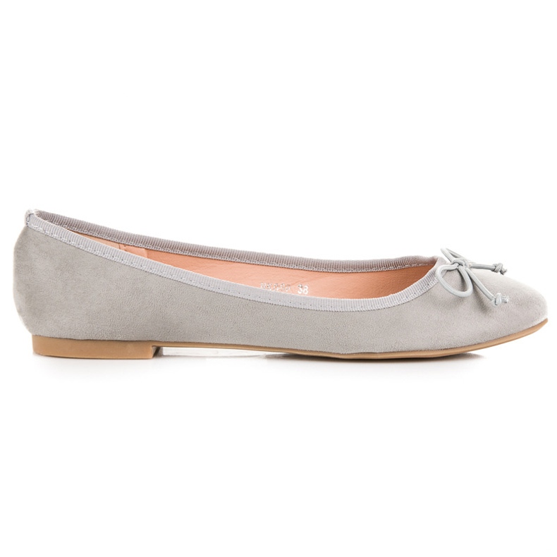 Seastar Graue Wildleder Ballerinas