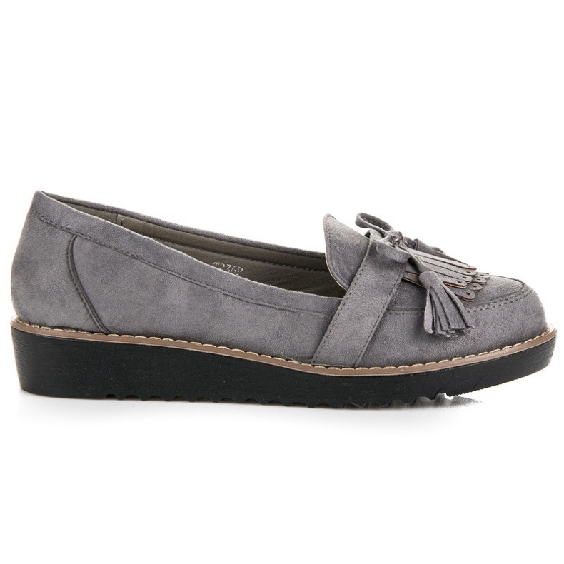 Seastar Loafer mit Fransen grau