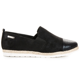 Vices Slip-on Damenschuhe Laster schwarz