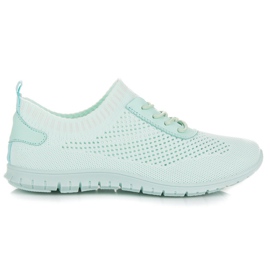 Muto Leichte durchbrochene Sneaker grün