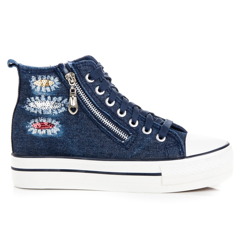 Mcarthur-Denim-Turnschuhe blau