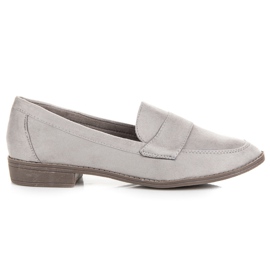 Comer Graue Wildleder-Loafer