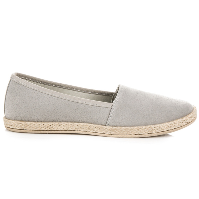 New Tlck Slipper aus Wildleder grau