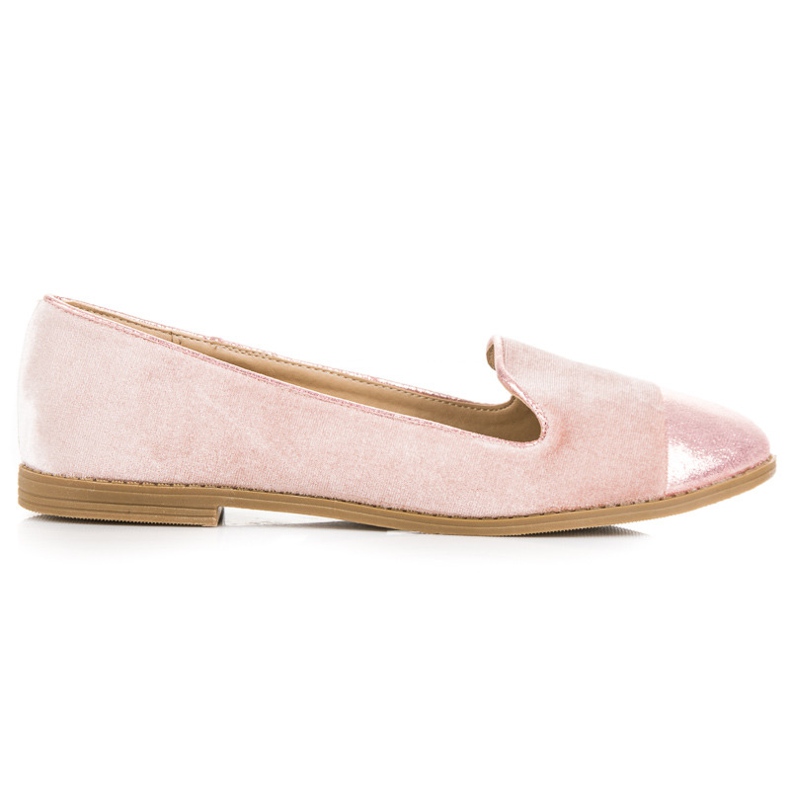 W.S. Shoes Rosa Ballerinas aus Velours