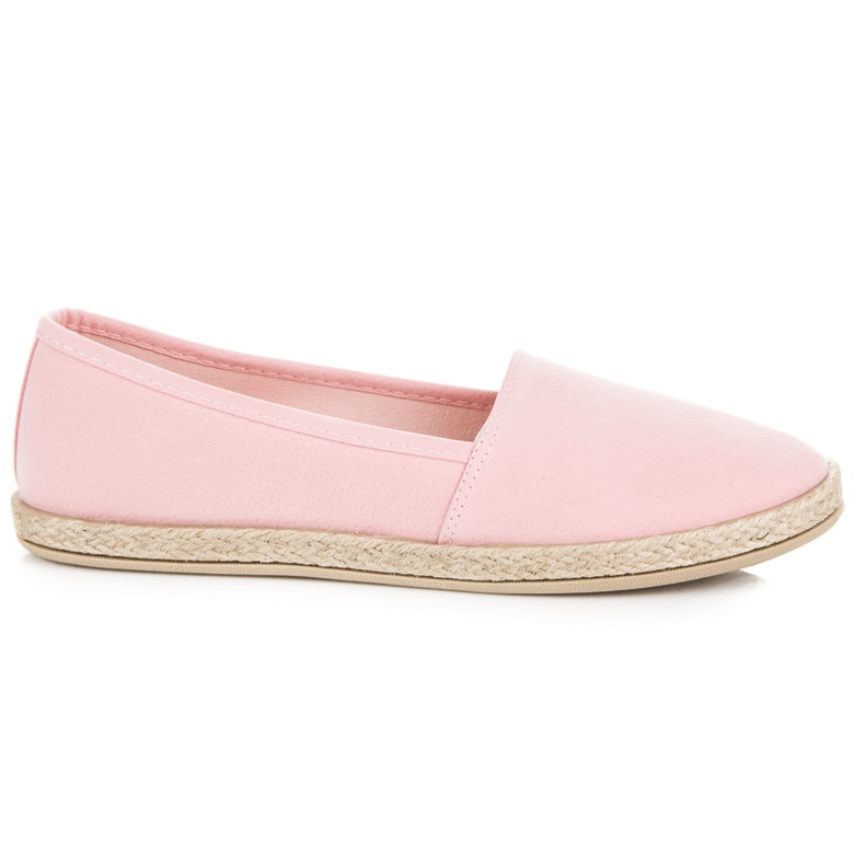 New Tlck Slipper aus Wildleder rosa
