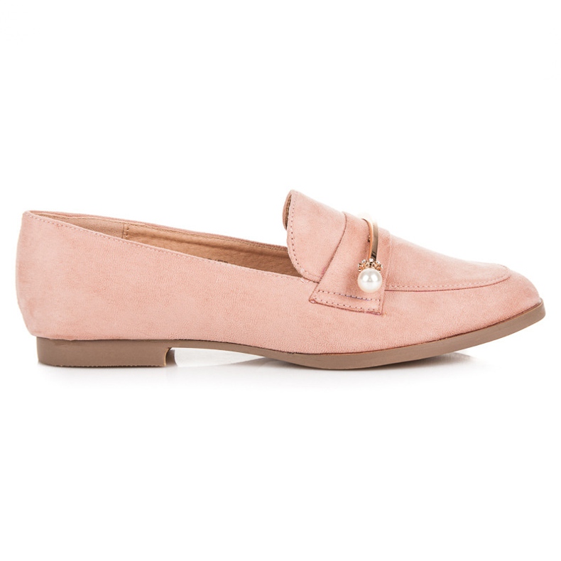 Seastar Slipper mit Perlen rosa