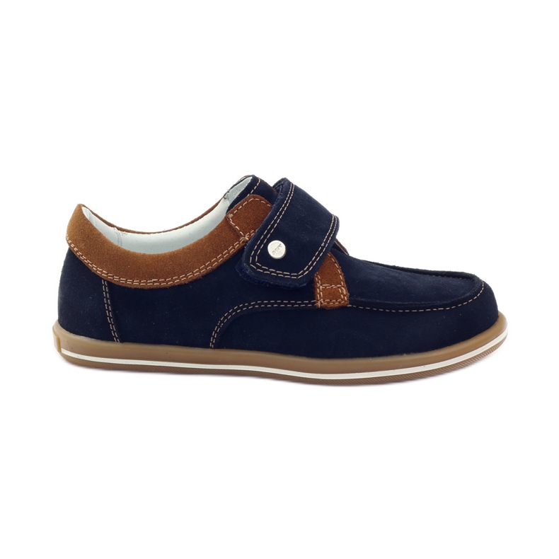 Bartek Freizeitschuhe für Jungen 35599 marineblau navy blau braun