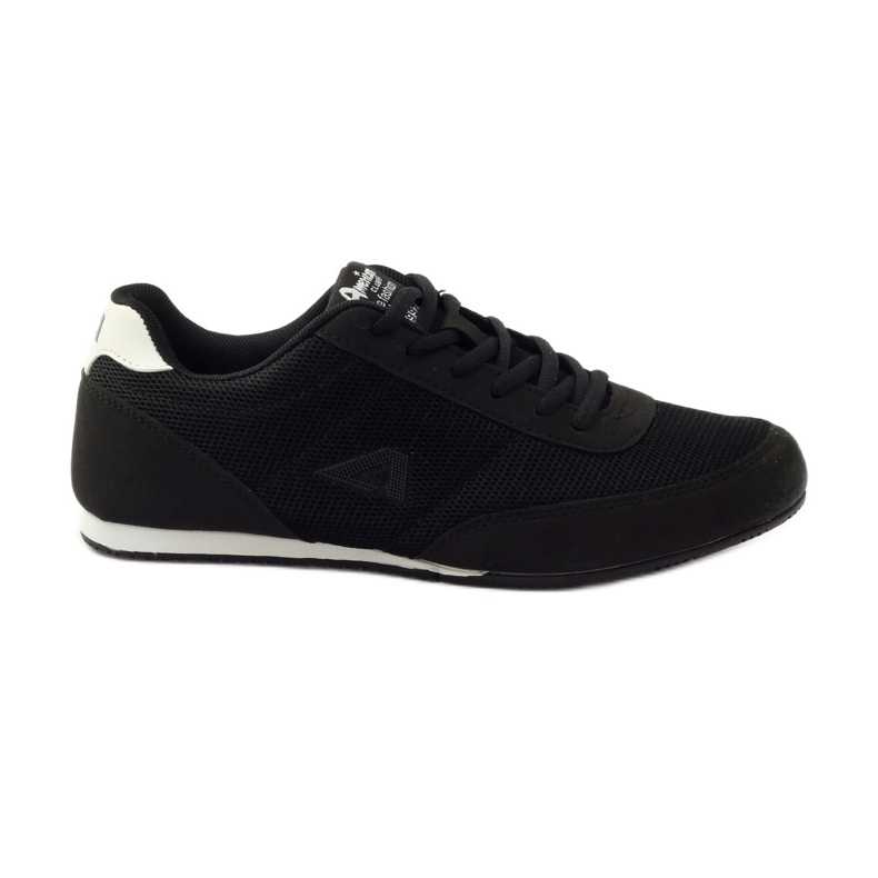 American Club American 7066 schwarze Joggingschuhe weiß