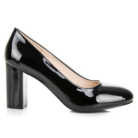 Lucky Shoes Schwarz lackierte Pumps