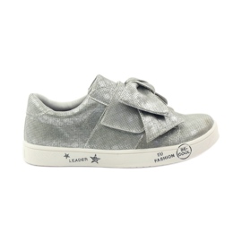 American Club Amerikanische 17386 silberne Turnschuhe grau