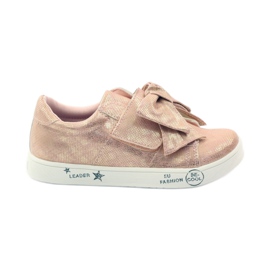American Club Amerikanische 17386 rosa Turnschuhe gelb