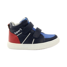 American Club Amerikanische 17155 Sportschuhe marineblau rot blau