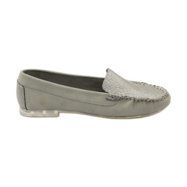 Sergio Leone 721 Wildlederloafer grau