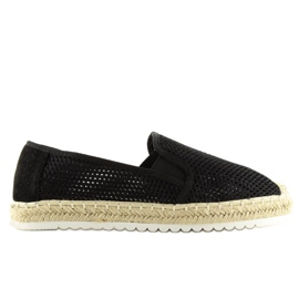 Slip-on-Espadrilles BB03P Schwarz