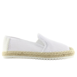 Espadrilles zum Hineinschlüpfen weiß BB03P Weiß