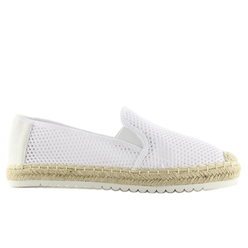 Espadrilles zum Hineinschlüpfen weiß BB03P Weiß