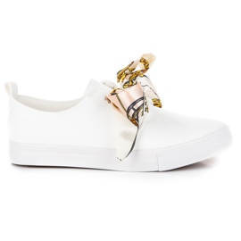 Seastar Stilvolle Sneakers mit einem Band gebunden weiß