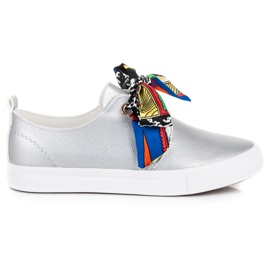 Seastar Stilvolle Sneakers mit einem Band gebunden grau