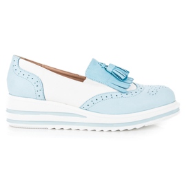 Vices Boho Laster Damenschuhe blau