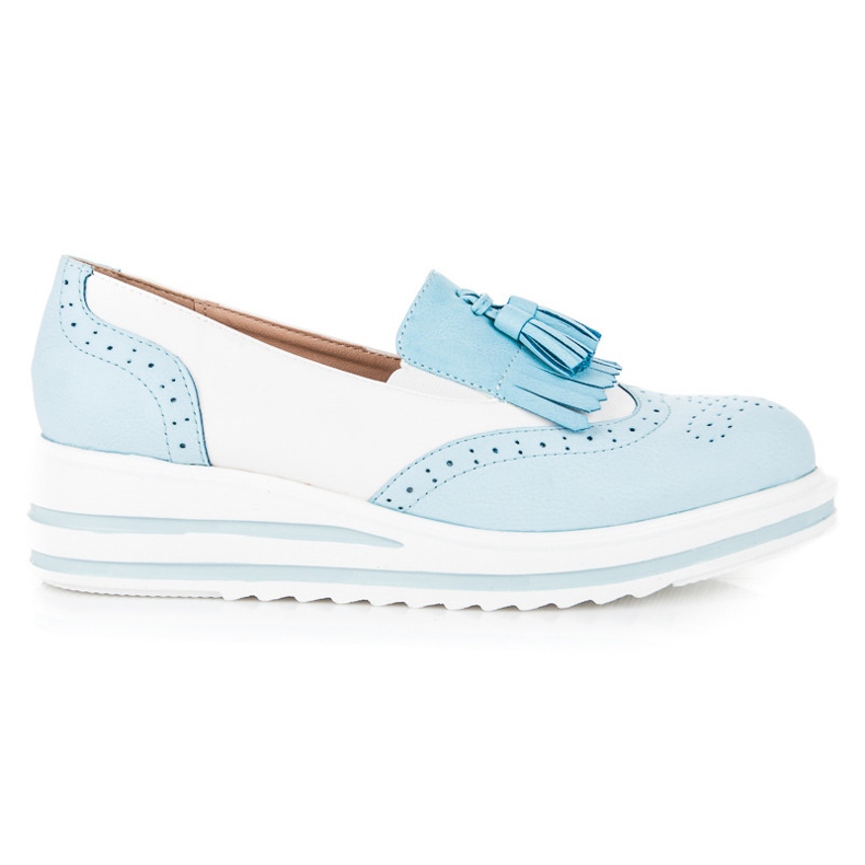 Vices Boho Laster Damenschuhe blau
