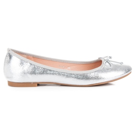 Seastar Silberne Ballerinas grau