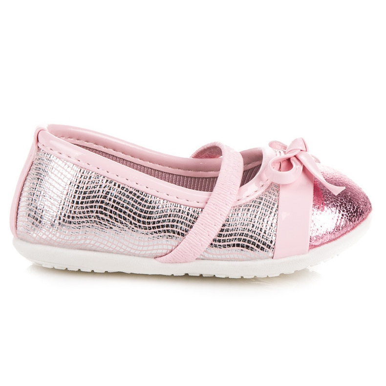 Ballerinas für Gummiband rosa