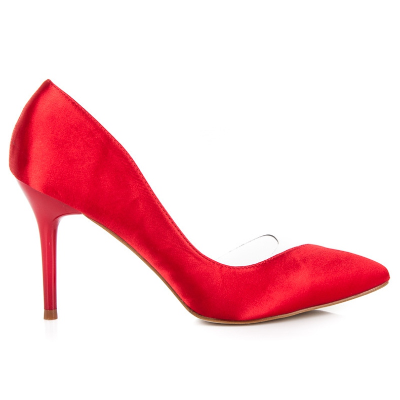 Satin-transparente Stifte rot