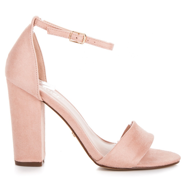 Seastar Wildledersandalen auf einem Pfosten rosa