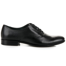 Oxford Lederschuhe LUCCA schwarz