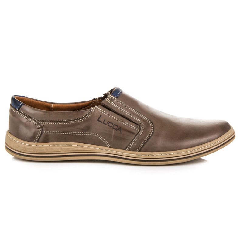 Slip-on Lucca Lederschuhe braun