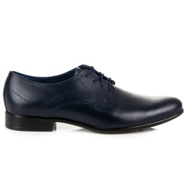 Herrenschuhe mit LUCCA-Dekorationen marineblau blau