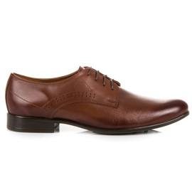 Herrenschuhe mit Dekorationen von Lucca braun