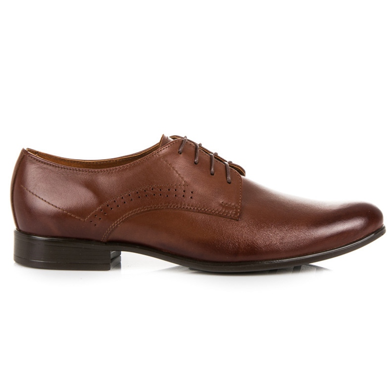 Herrenschuhe mit Dekorationen von Lucca braun