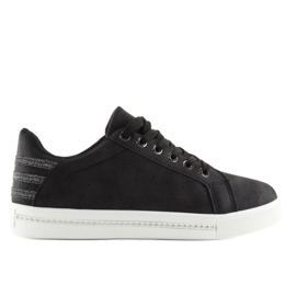 Schwarze Damen Sneaker SU09p Schwarz