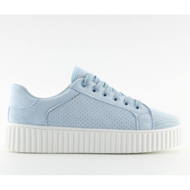 AX02 Blaue Creepers blaue Turnschuhe