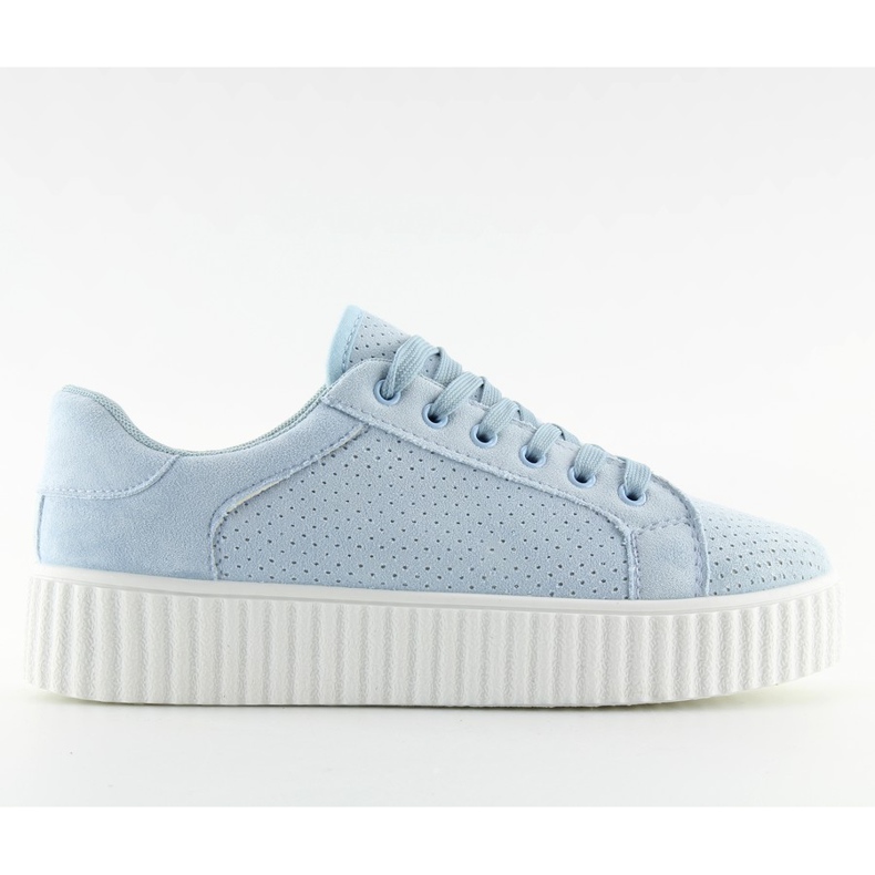 AX02 Blaue Creepers blaue Turnschuhe