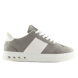 Damen Turnschuhe Pastellgrau C928-36 Grau
