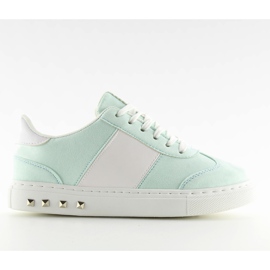 Pastellmintgrüne Damenturnschuhe
