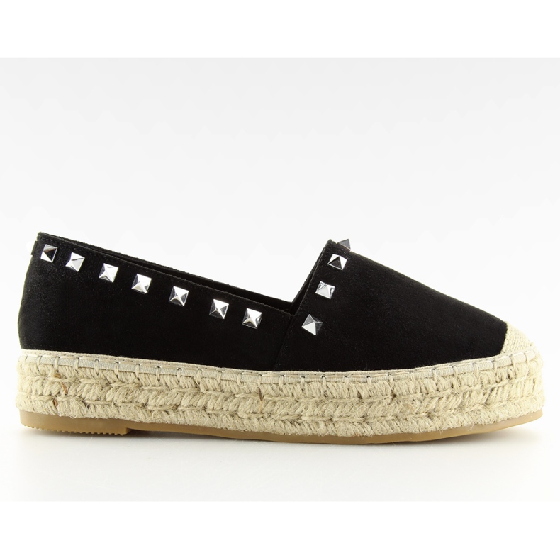 Schwarze Damen-Espadrilles 8333 schwarz