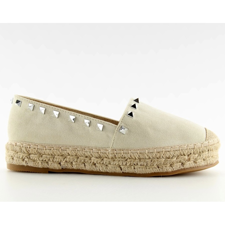 Goldene Espadrilles für Damen 8333 Gold
